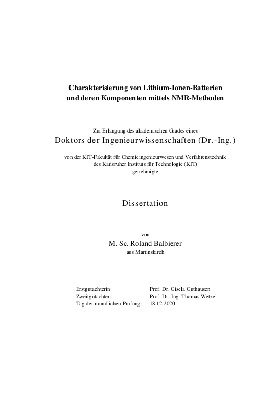 Cover der Publikation