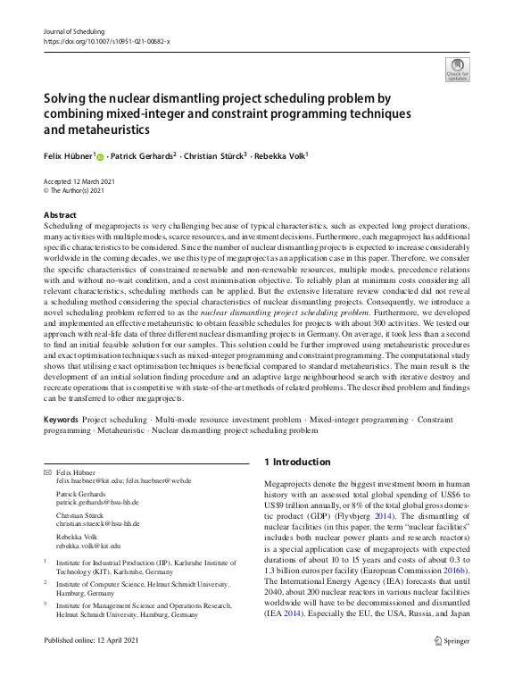 Cover der Publikation