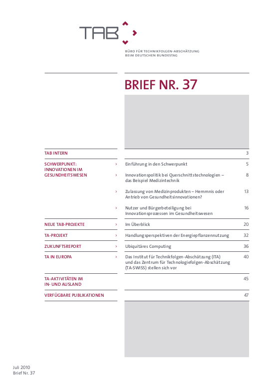 Cover der Publikation