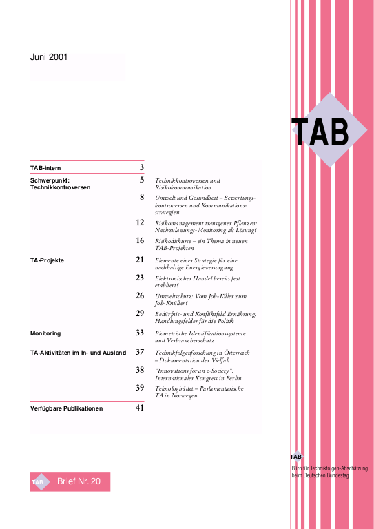 Cover der Publikation