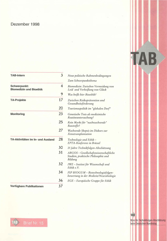 Cover der Publikation