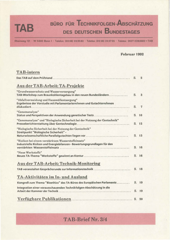 Cover der Publikation