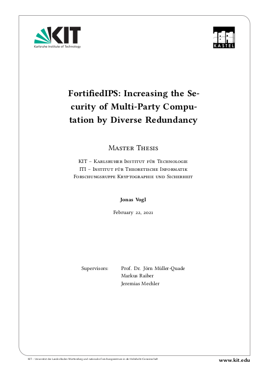 Cover der Publikation