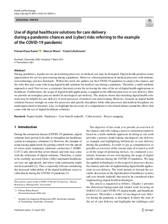 Cover der Publikation