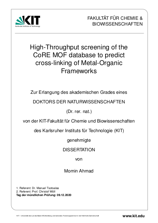 Cover der Publikation