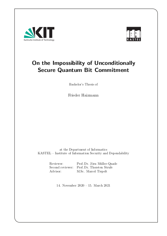 Cover der Publikation