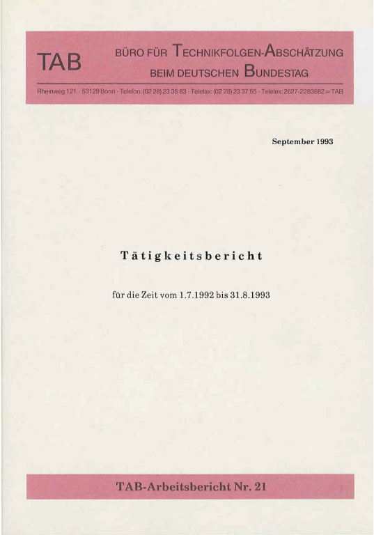 Cover der Publikation