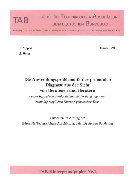 Cover der Publikation