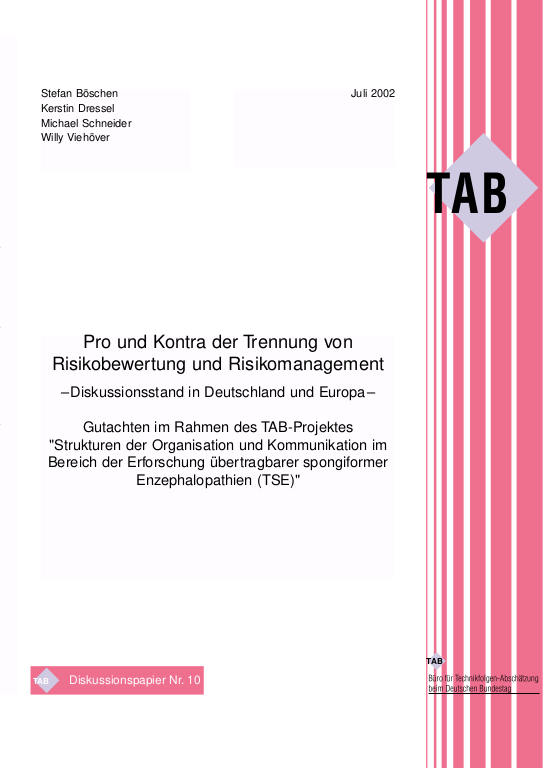 Cover der Publikation