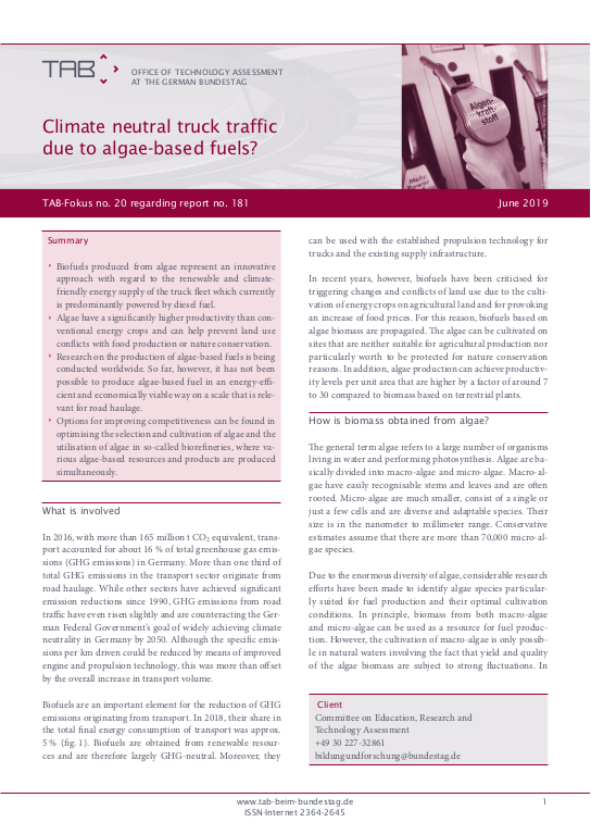 Cover der Publikation