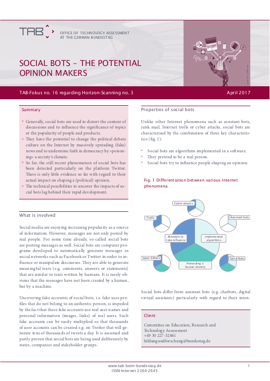 Cover der Publikation