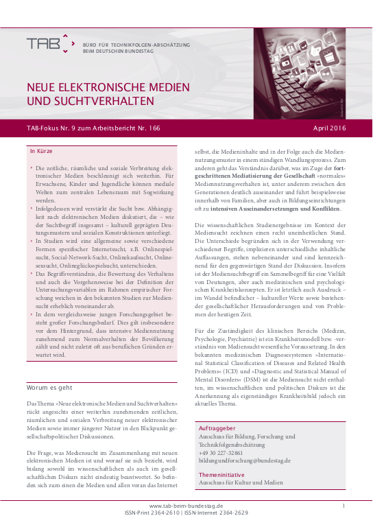 Cover der Publikation