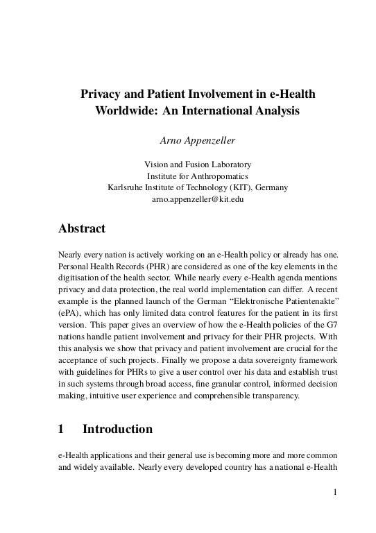 Cover der Publikation