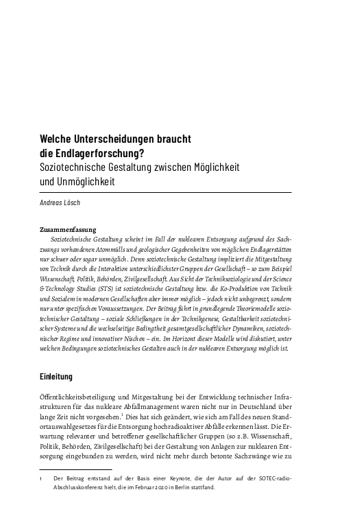 Cover der Publikation