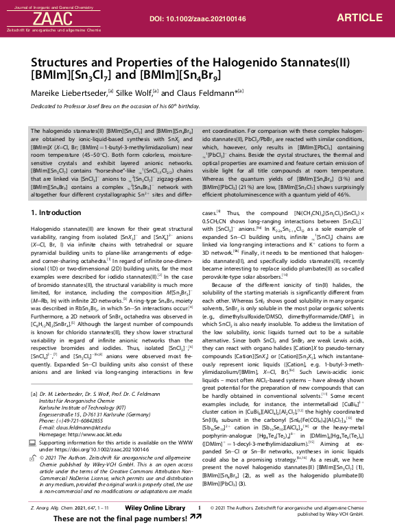 Cover der Publikation