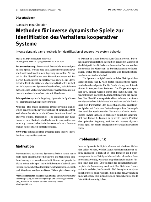 Cover der Publikation