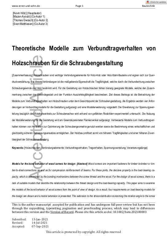 Cover der Publikation