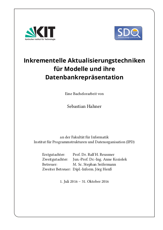 Cover der Publikation