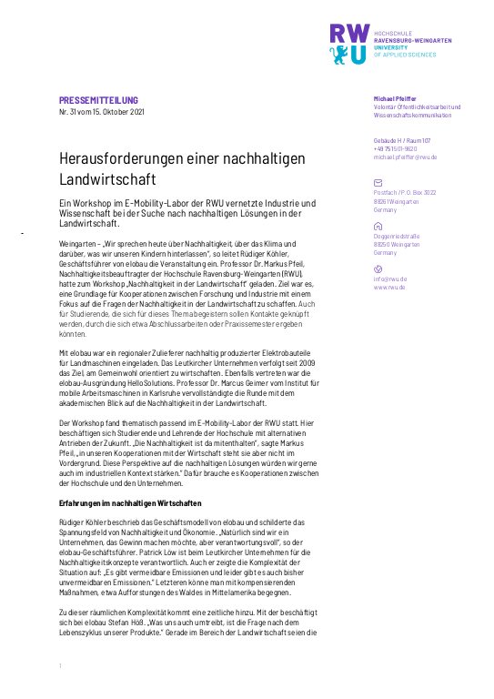 Cover der Publikation