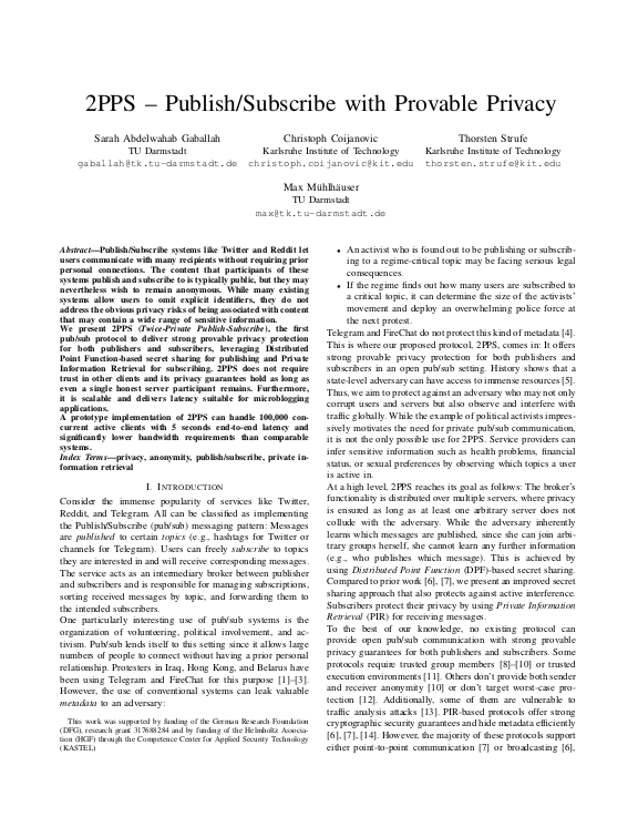 Cover der Publikation