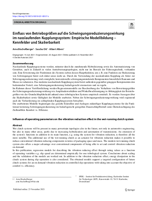 Cover der Publikation