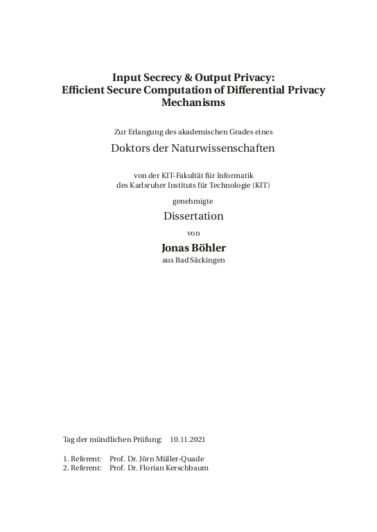 Cover der Publikation