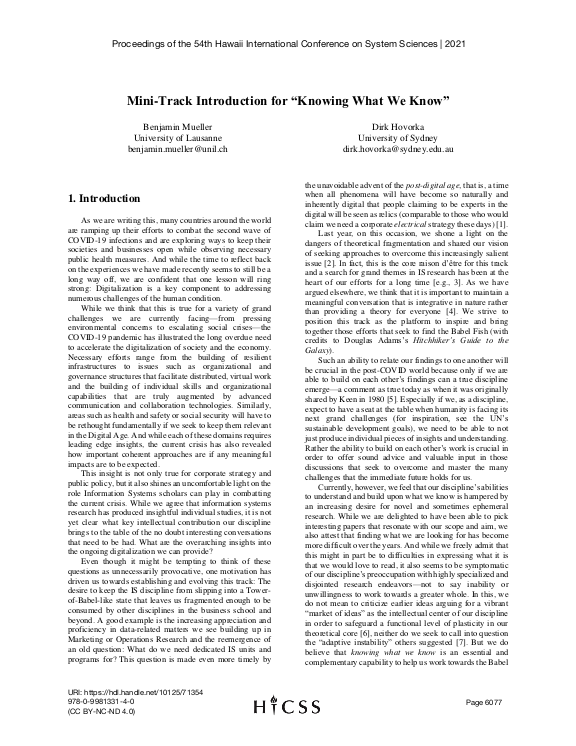 Cover der Publikation