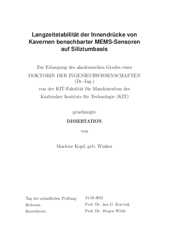 Cover der Publikation