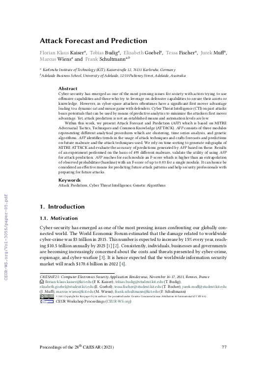 Cover der Publikation