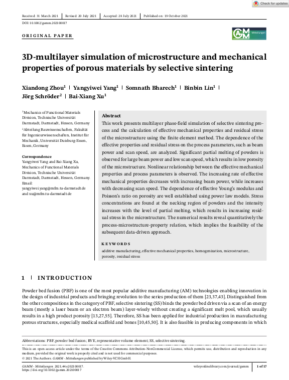 Cover der Publikation