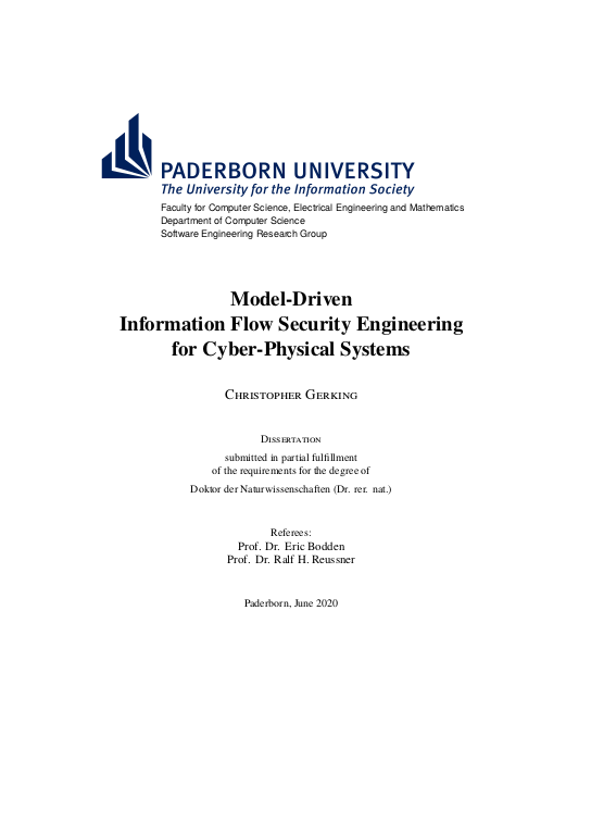 Cover der Publikation