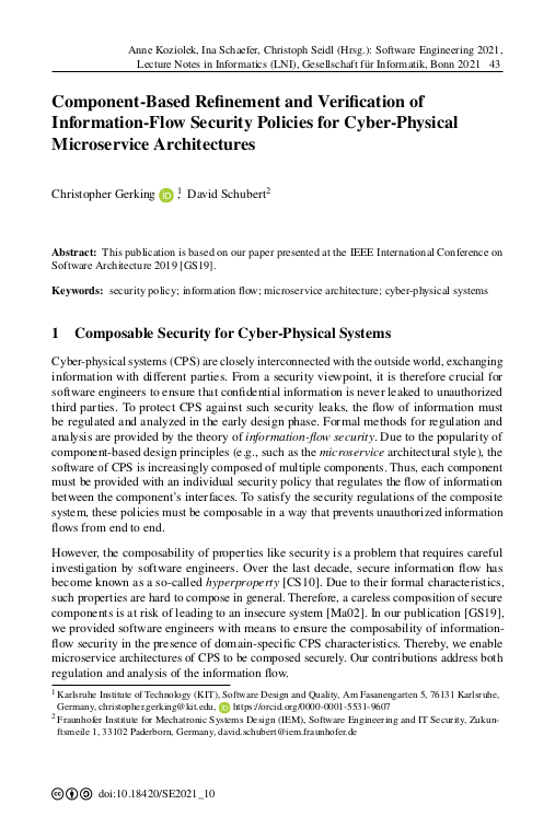 Cover der Publikation