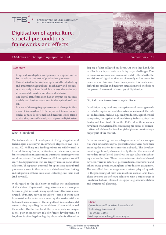 Cover der Publikation