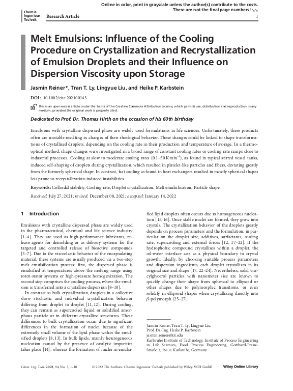 Cover der Publikation