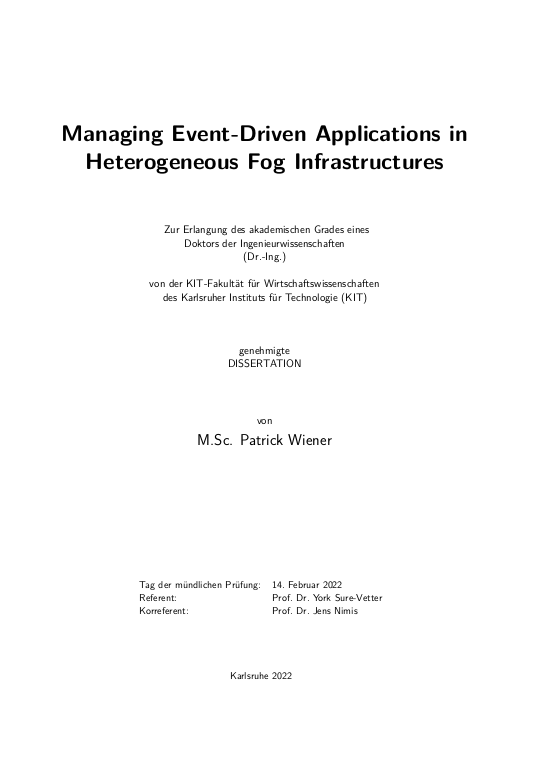 Cover der Publikation