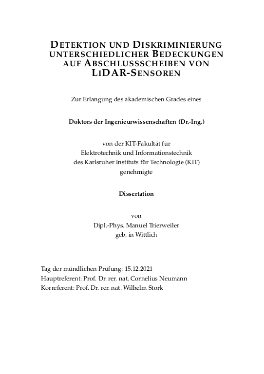 Cover der Publikation