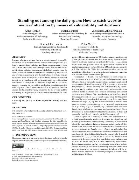 Cover der Publikation