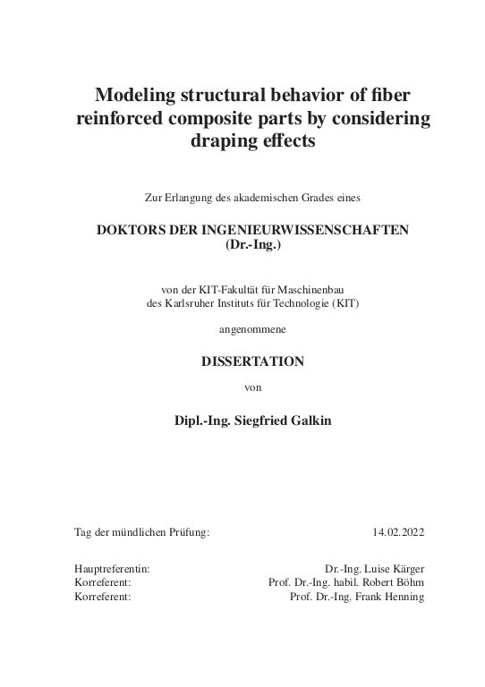 Cover der Publikation