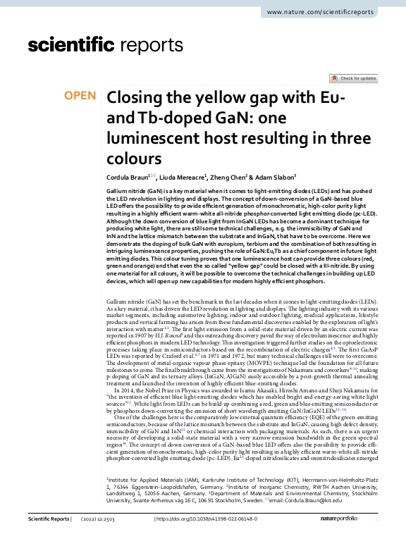 Cover der Publikation