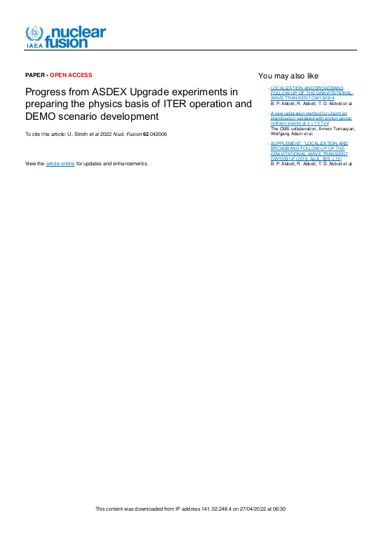 Cover der Publikation