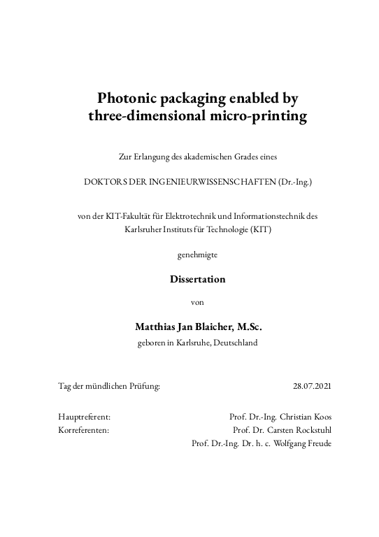 Cover der Publikation