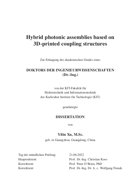 Cover der Publikation