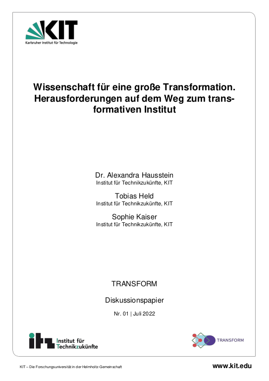 Cover der Publikation