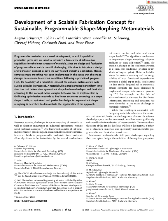 Cover der Publikation