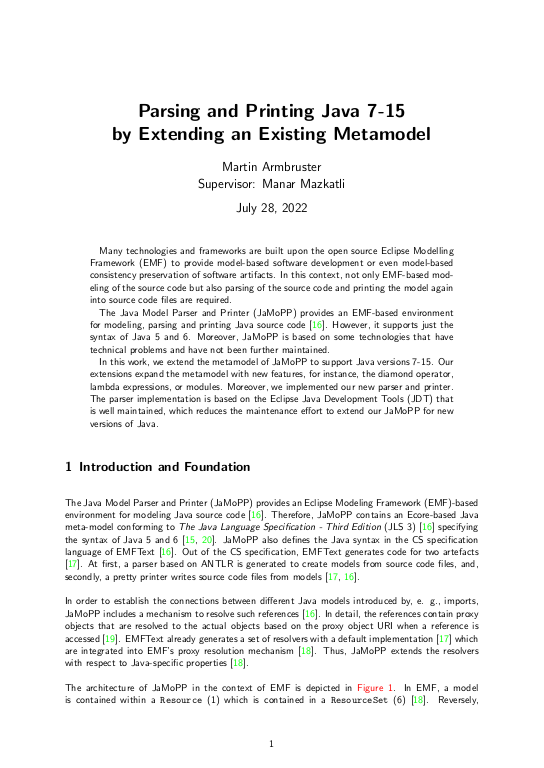 Cover der Publikation