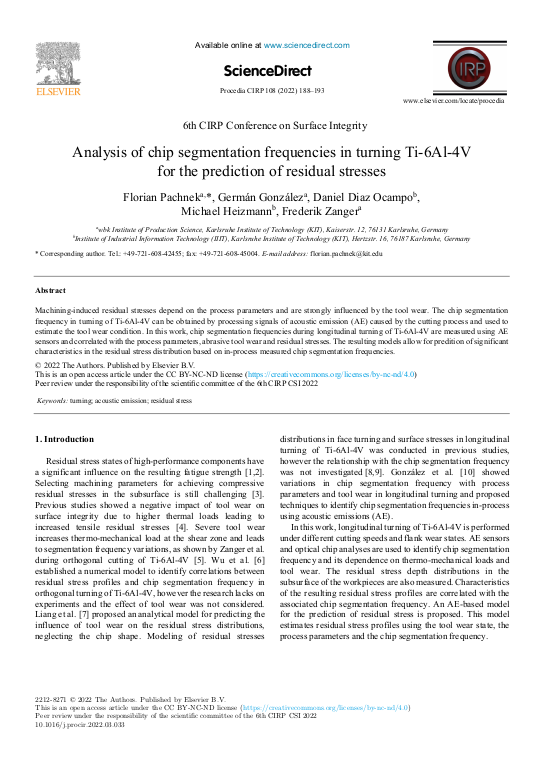 Cover der Publikation