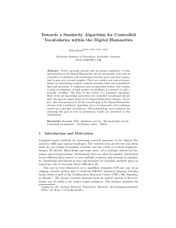 Cover der Publikation