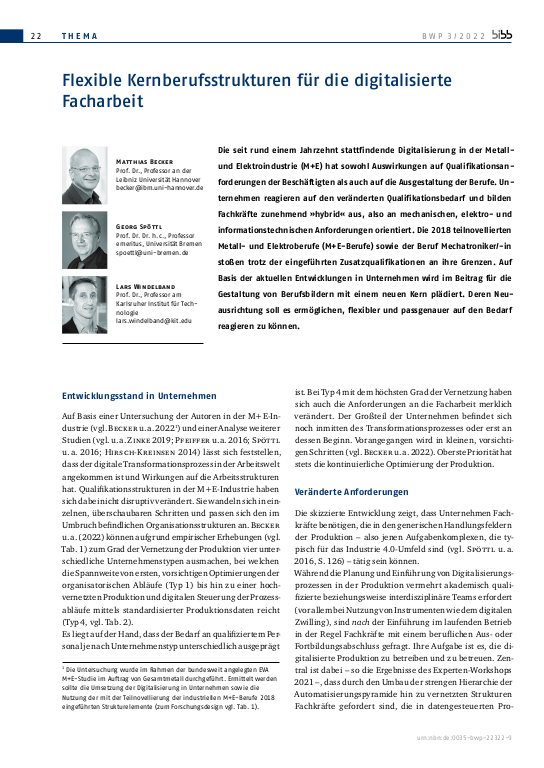 Cover der Publikation