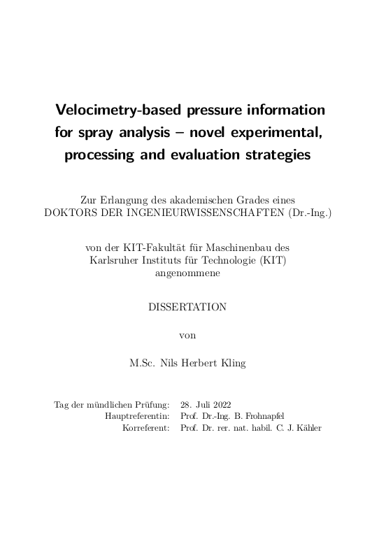 Cover der Publikation