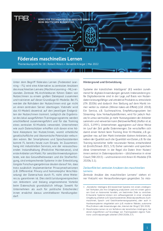 Cover der Publikation